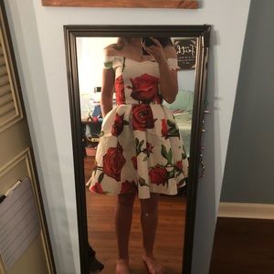 Short Rose Prom/Homecoming Dress